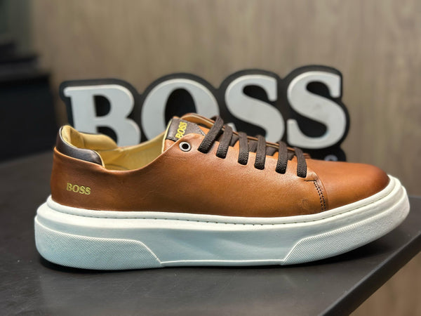 Sapatênis Boss Couro