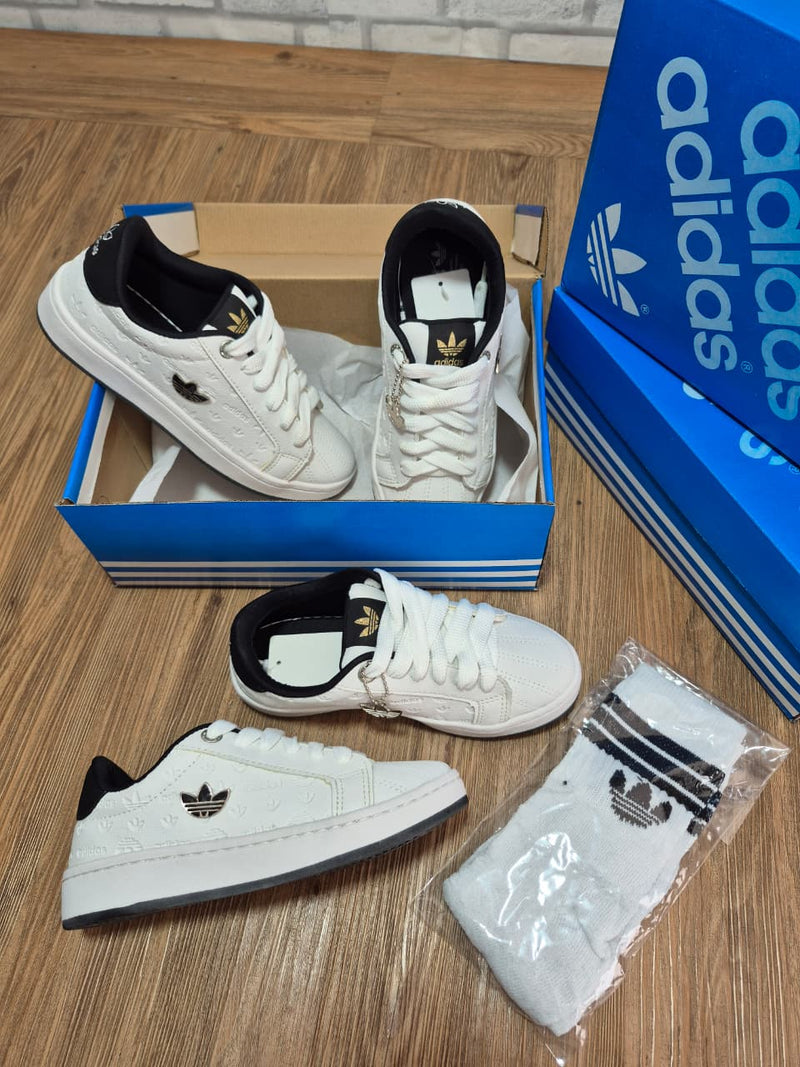 Tênis Lançamento Adidas 900 Ladies + Meia Adidas