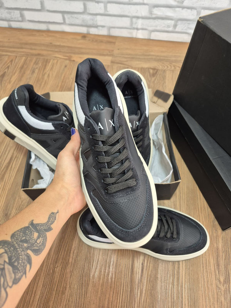 Sapatênis Empório Armani Exchange Couro