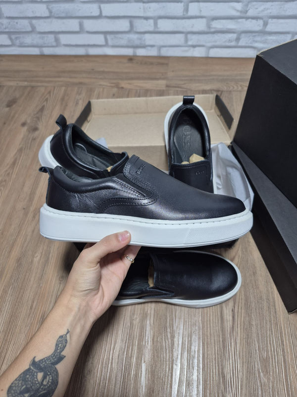 Mocassim Hugo Boss Iate Couro Premium