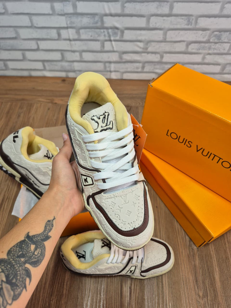 Tênis Lançamento Louis Vuitton Trainer Light Sneaker