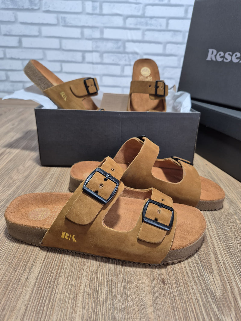 Chinelo Reserva Birken Couro