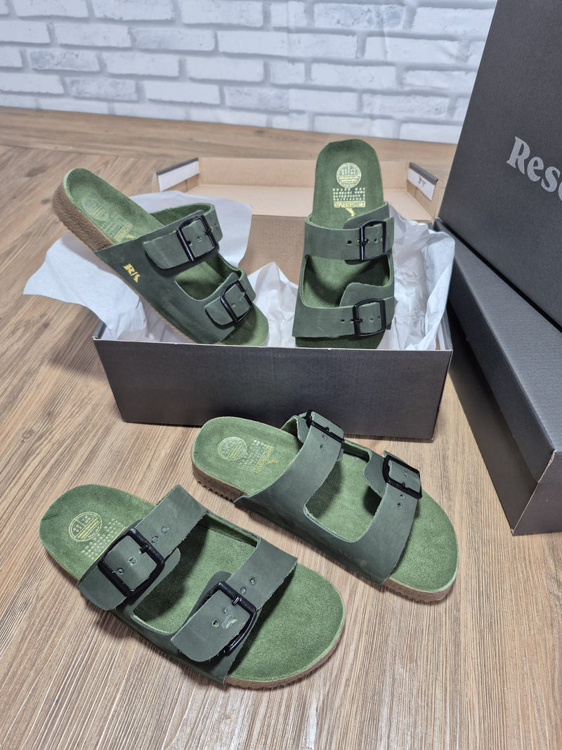 Chinelo Reserva Birken Couro